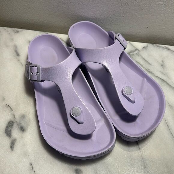 Birkenstocks Gizeh Lila sz 37 women 40 men - Picture 1 of 9